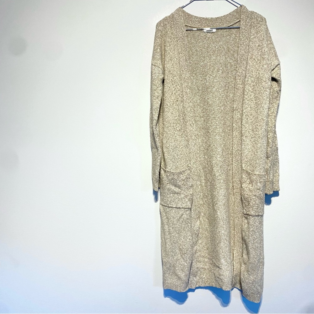 Garage Long Soft Cardigan / Beige / XS-S